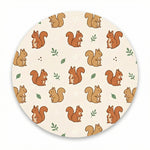 MiniBelly Half Shirt Pant Co-ord Set Cute cartoon squirrels and foliage seamless pattern 100% Cotton - minibelly