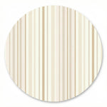 MiniBelly Half Shirt Pant Co-ord Set Vertical multi-width stripes in soft beige and cream tones 100% Cotton - minibelly