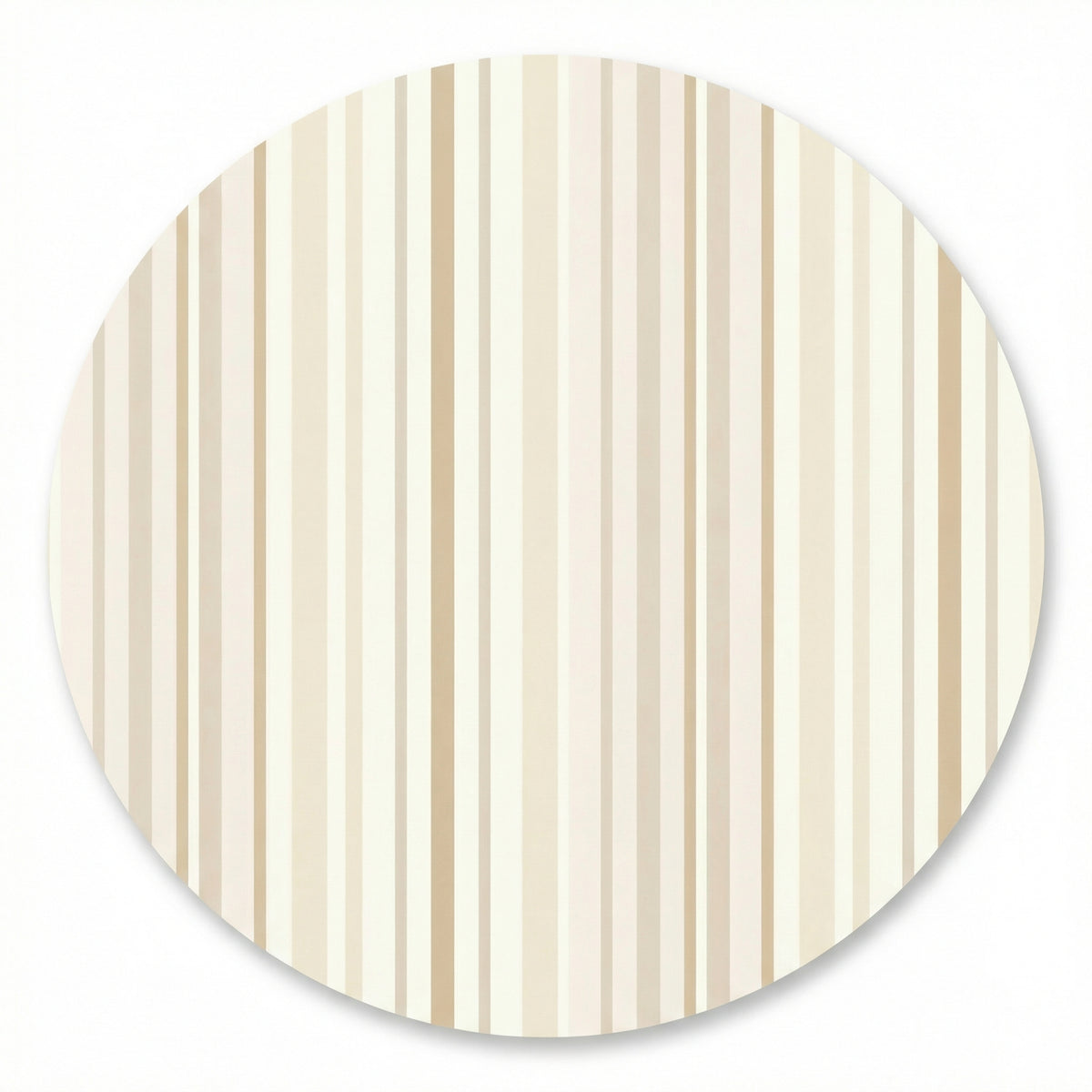 MiniBelly Half Shirt Pant Co-ord Set Vertical multi-width stripes in soft beige and cream tones 100% Cotton - minibelly
