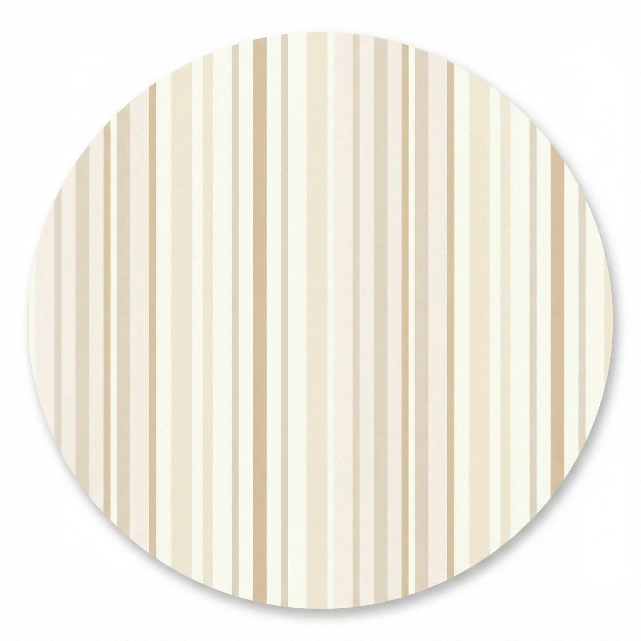 MiniBelly Half Shirt Pant Co-ord Set Vertical multi-width stripes in soft beige and cream tones 100% Cotton - minibelly