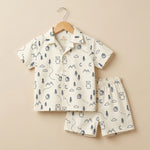 Woodland Adventure Half Shirt & Shorts Set - minibelly