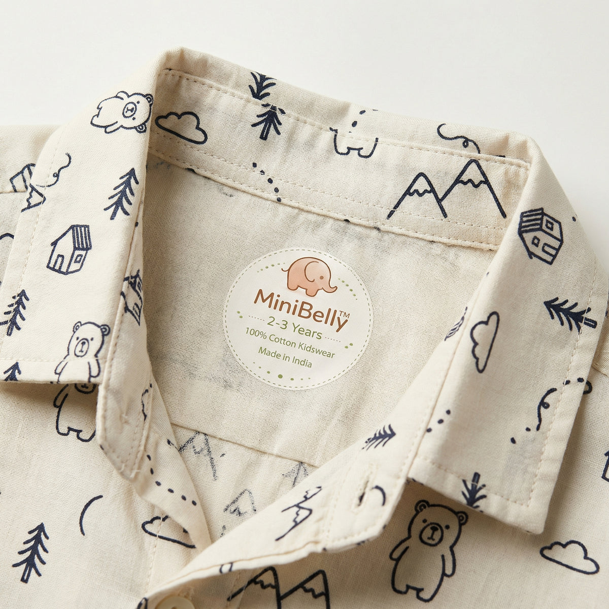 Woodland Adventure Half Shirt & Shorts Set - minibelly