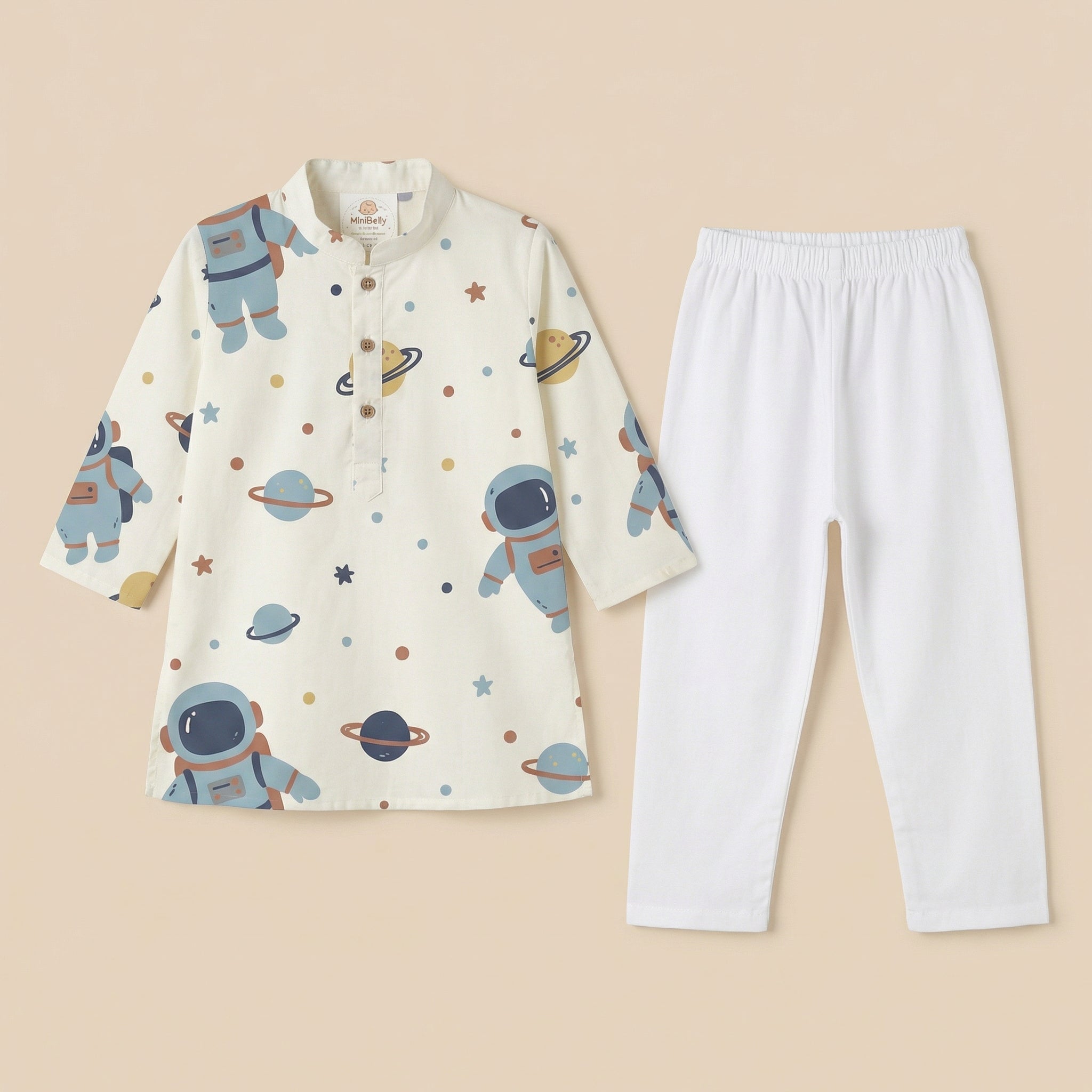 Space Adventure Kurta Pajama Set - minibelly