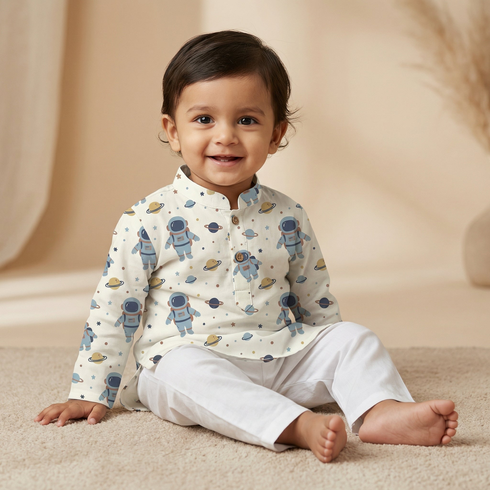 Space Adventure Kurta Pajama Set - minibelly