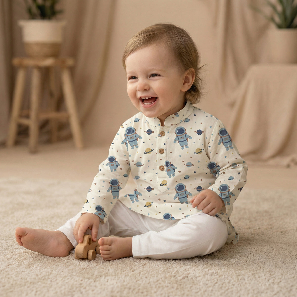 Space Adventure Kurta Pajama Set - minibelly
