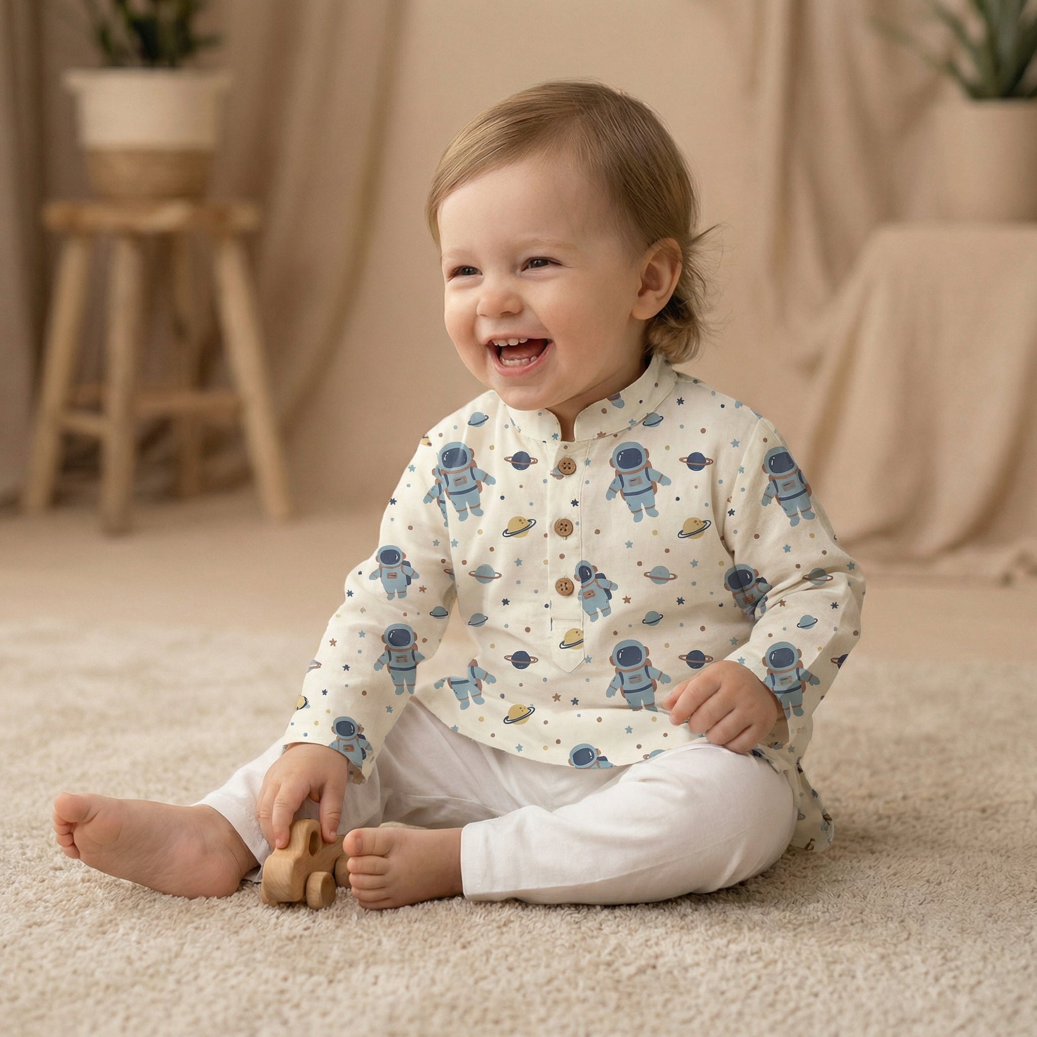 Space Adventure Kurta Pajama Set - minibelly