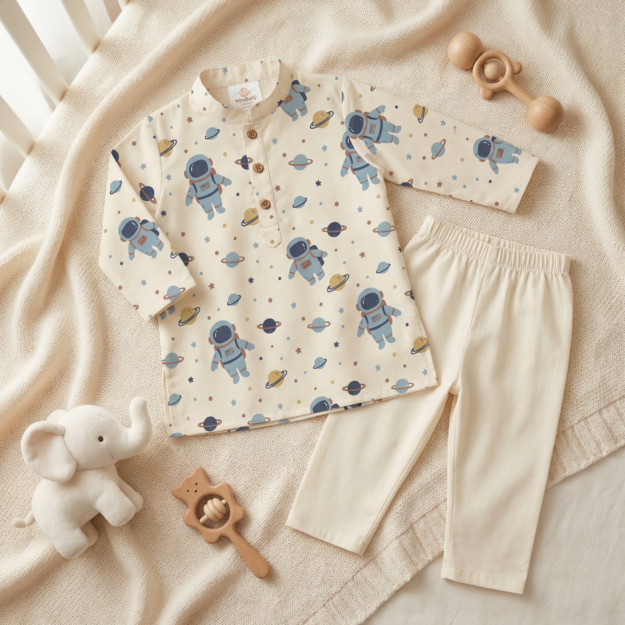Space Adventure Kurta Pajama Set - minibelly