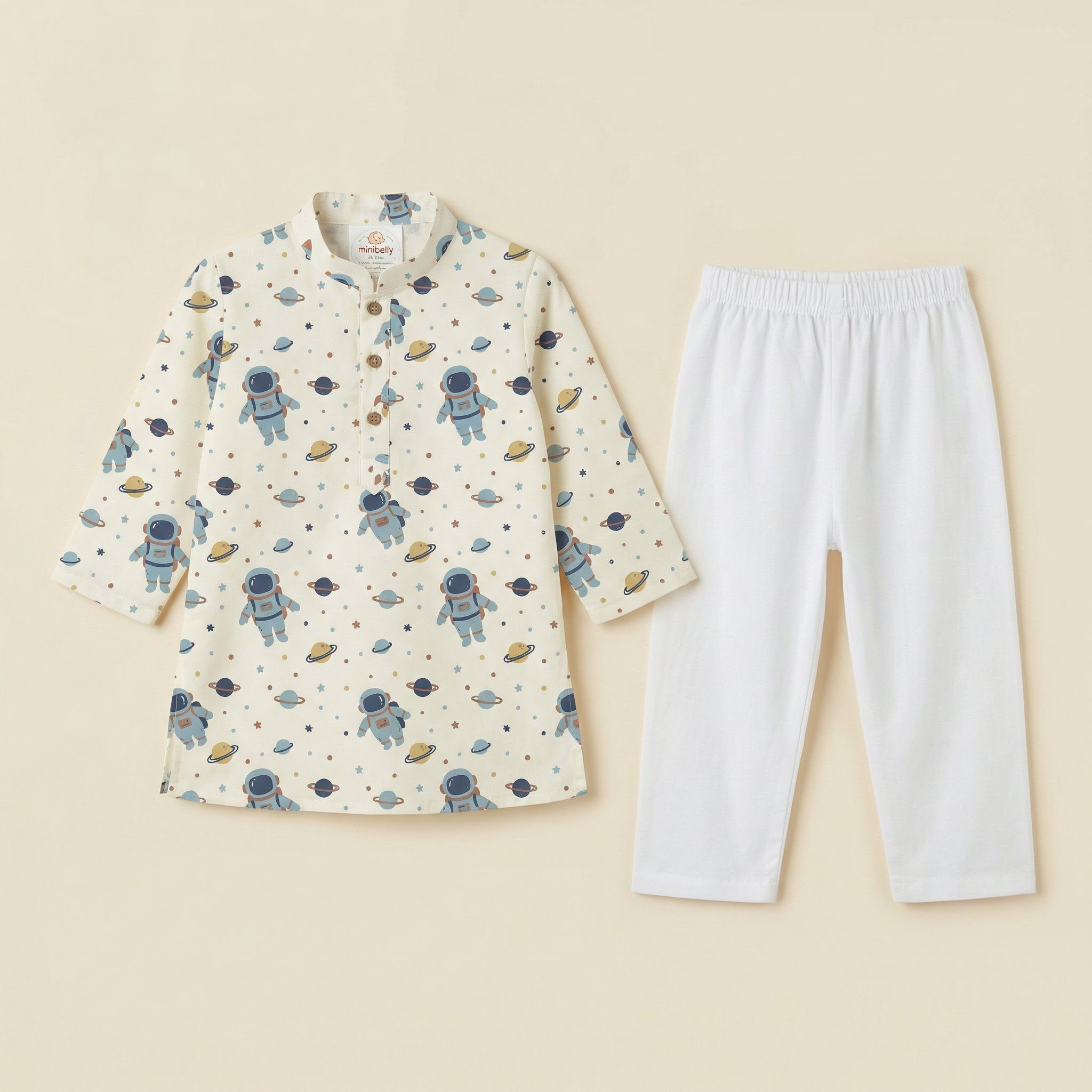 Space Adventure Kurta Pajama Set - minibelly