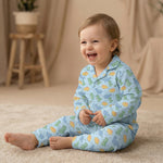 100% Cotton Dino Adventure Night Suits - minibelly