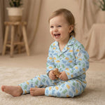 100% Cotton Dino Adventure Night Suits - minibelly
