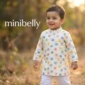Pastel Polka Dot Kurta Pajama Set - minibelly
